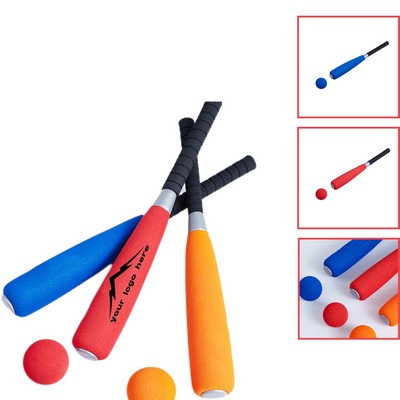 Foam Kids' Practice Baseball Bat & Ball Set