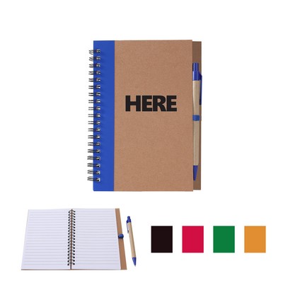 Spiral Notebook With Pen